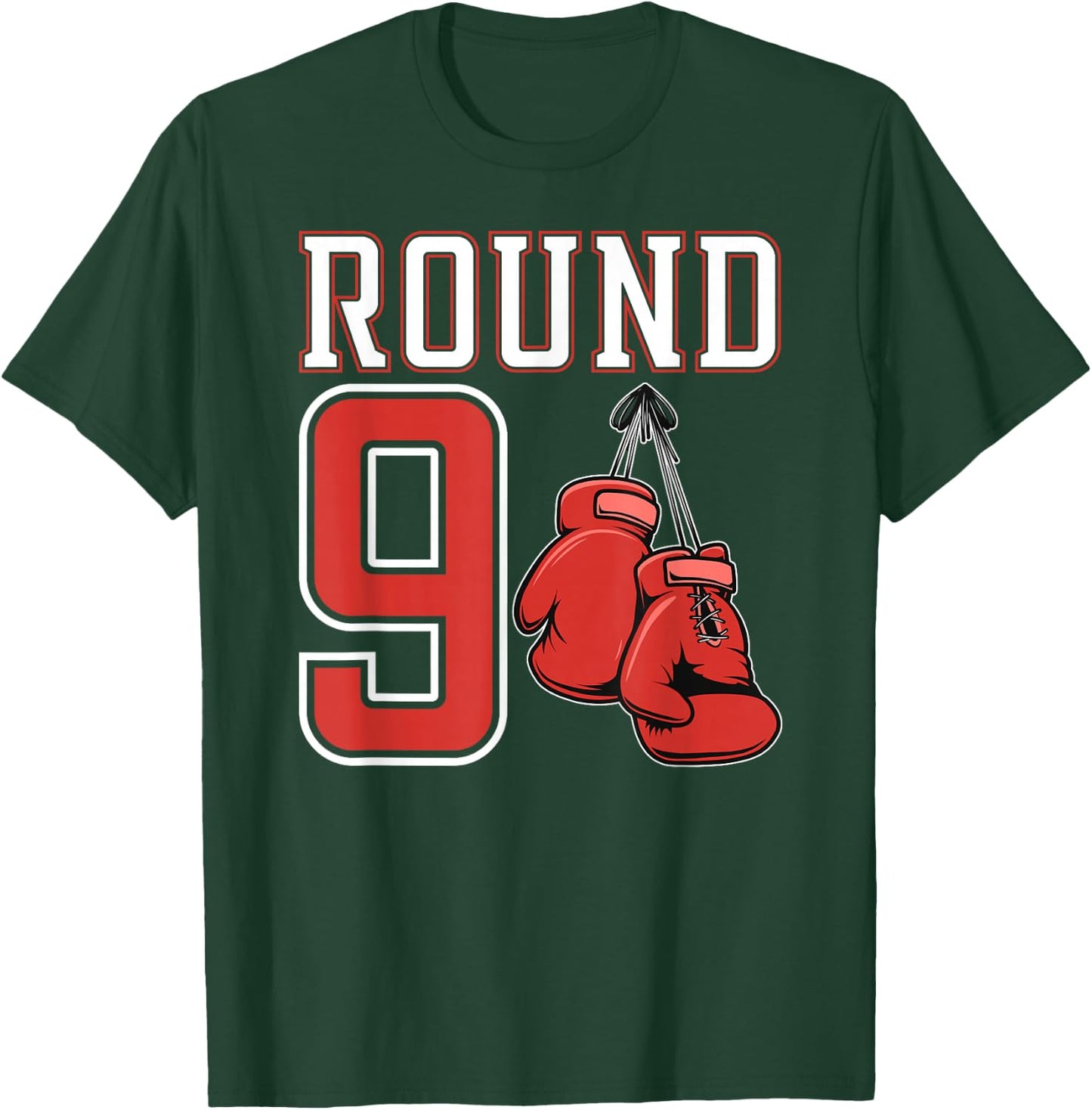 9th Birthday Boxing Boy 9 Year Old Boxer Bday Party T-Shirt - T-Shirt | Forest