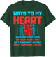 Ways To My Heart Cardiology Themed Gift Heart Surgeons Gift T-Shirt - T-Shirt | Forest