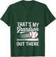 That's My Grandson Out There Shirt Women Baseball Grandma T-Shirt - T-Shirt | Forest