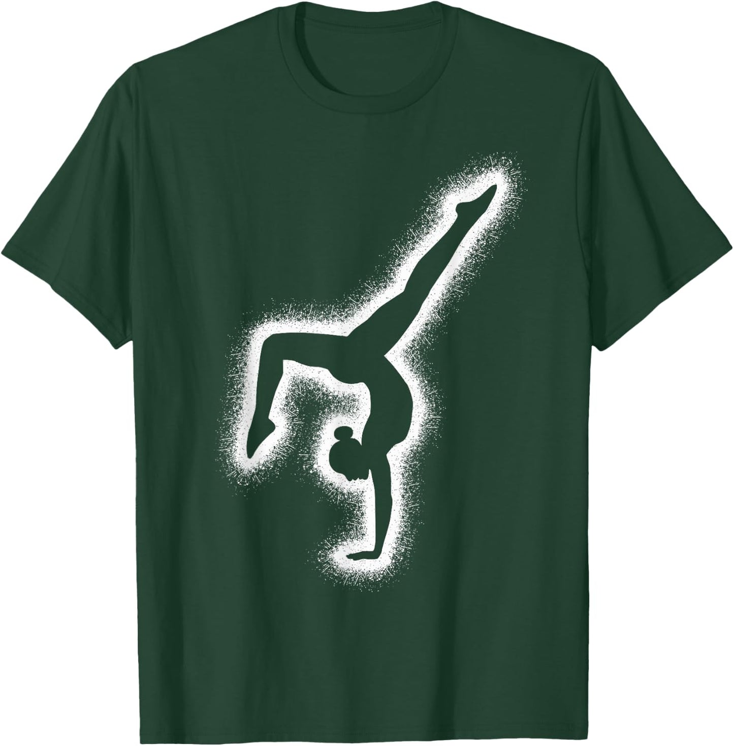 Gymnastics Handstand Girls Kids Gymnastics Women's , black T-Shirt - T-Shirt | Forest
