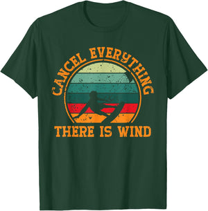 Kite Surfing - Surfing - Kitesurfing - Kiteboarding Wind Lover's T-Shirt - T-Shirt | Forest