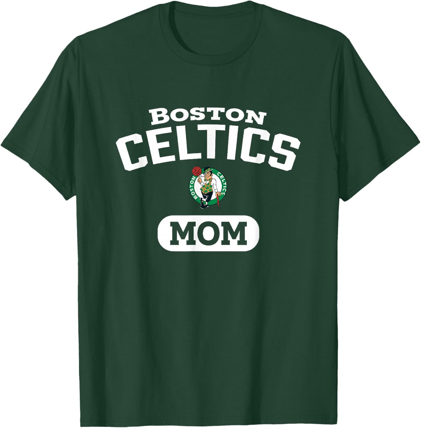 NBA Boston Celtics Mom Arched Team Logo T-Shirt - T-Shirt | Forest