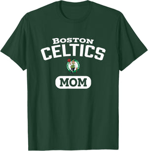 NBA Boston Celtics Mom Arched Team Logo T-Shirt - T-Shirt | Forest