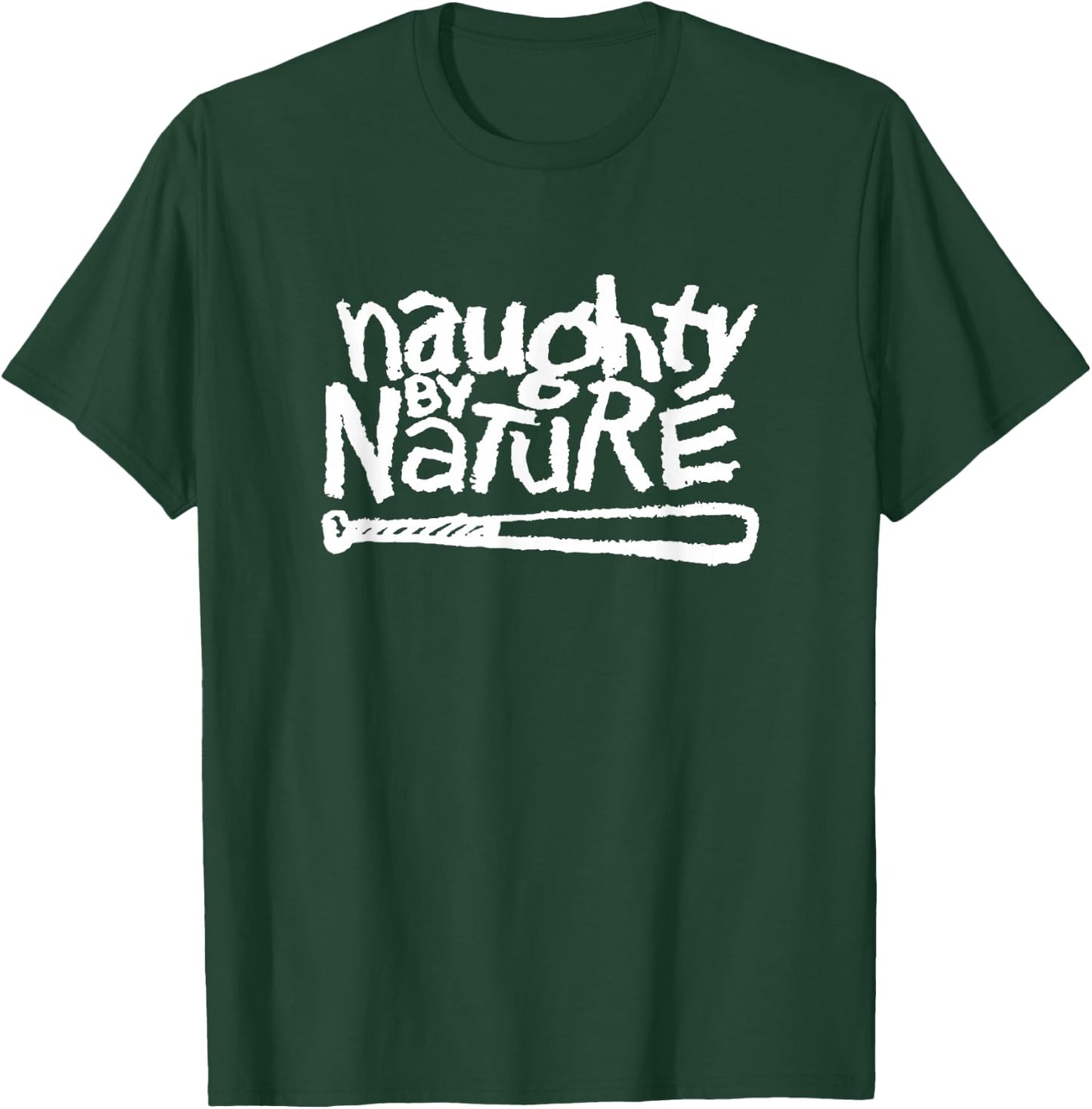 Naughty By Nature - White Classic Logo T-Shirt - T-Shirt | Forest