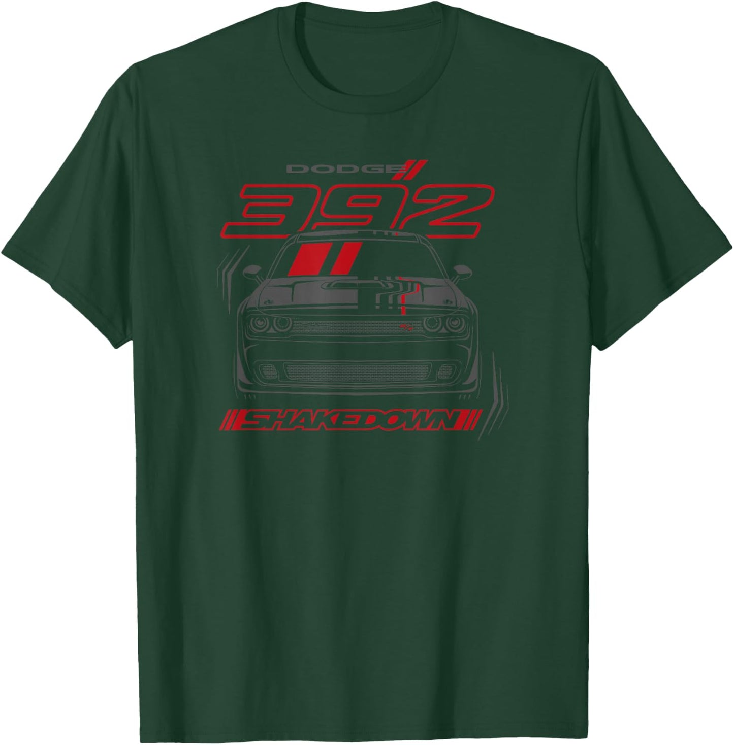 Dodge Challenger 392 Shakedown Last Call , black T-Shirt - T-Shirt | Forest