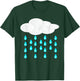 Rain Cloud Costume Shower Rainbow Sun Thunder T-Shirt - T-Shirt | Forest