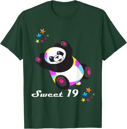 Geschenk zum 19. Geburtstag für Frauen und Mädchen, lustiger süßer Panda