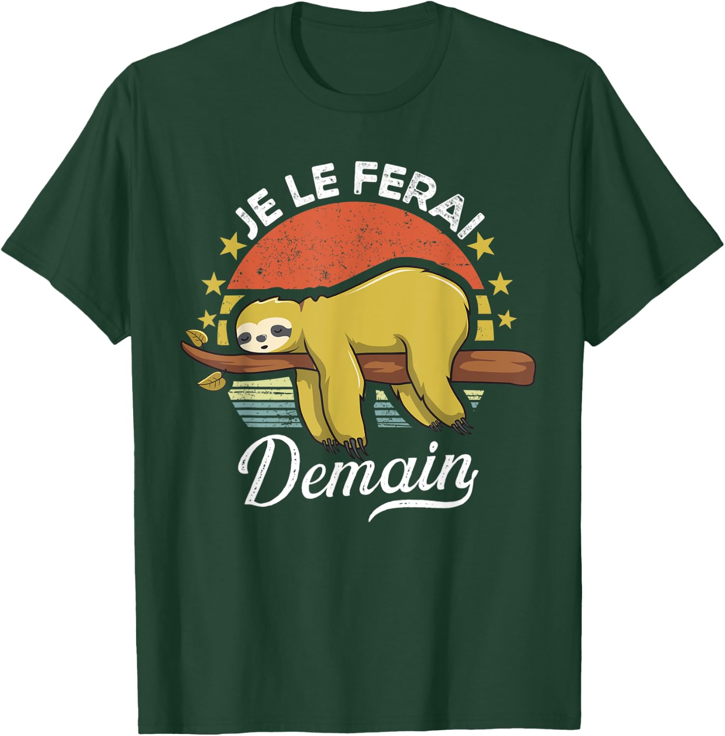 Humor I Will Do It Tomorrow Lazy Procrastination , Black, S T-Shirt - T-Shirt | Forest