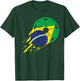 Brazil Flag Brazilian Soccer Football Fan Men Women Kids T-Shirt - T-Shirt | Forest