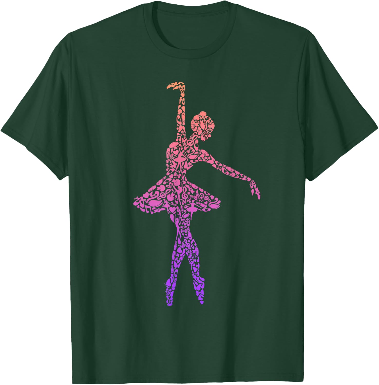 Balletttänzerin Ballerina Tanzen Mädchen Ballett Tänzerin T-Shirt - T-Shirt | Forest