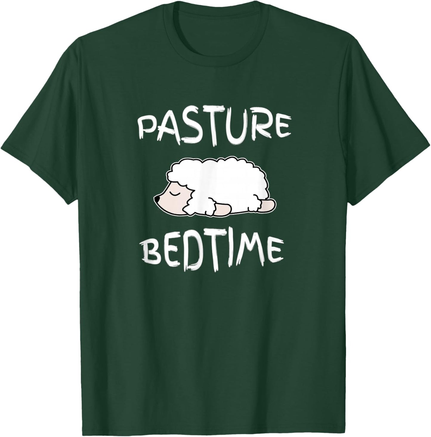 Lazy Sheep Pajamas Pasture Bedtime Pajama for Bedtime T-Shirt - T-Shirt | Forest