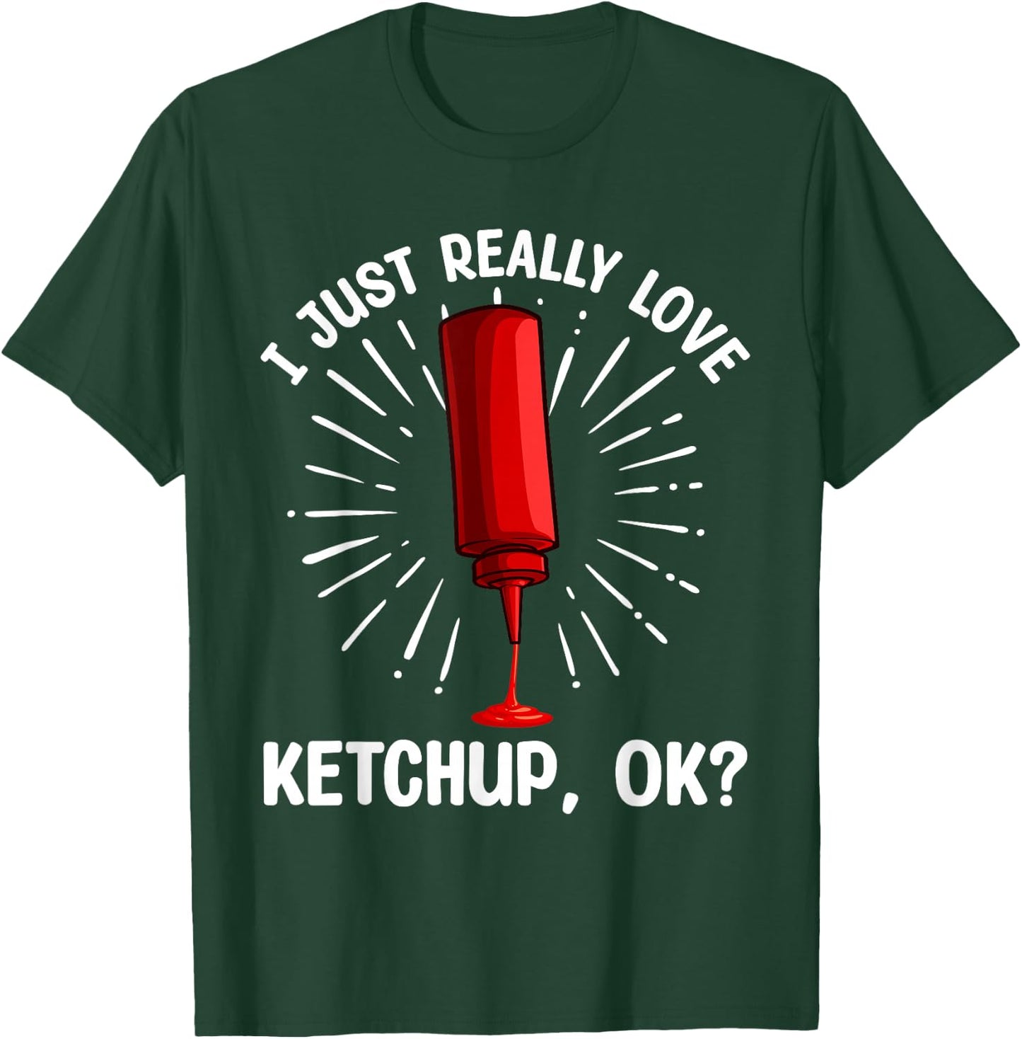 Cool Ketchup Art Women Ketchup Themed Ketchup Lover T-Shirt - T-Shirt | Forest