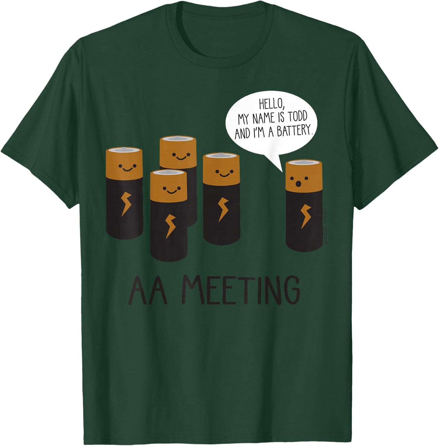 Aa Meeting T-Shirt - T-Shirt | Forest