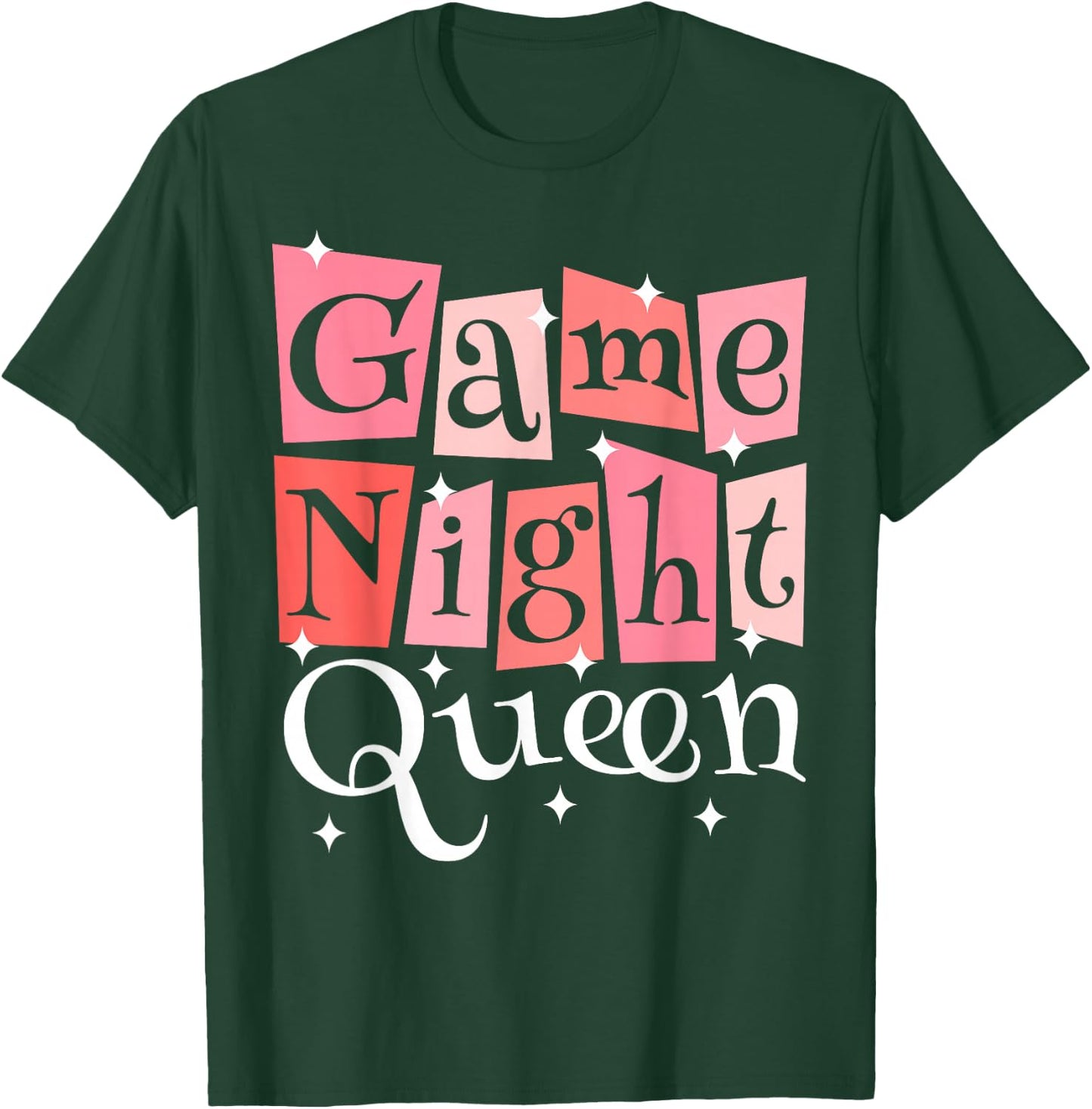 Girl Game Night Daughter Family Board Game Night T-Shirt - T-Shirt | Forest