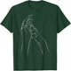 Pfote Menschenhand Hund Hunde Hundeliebhaber Hundebesitzer T-Shirt - T-Shirt | Forest