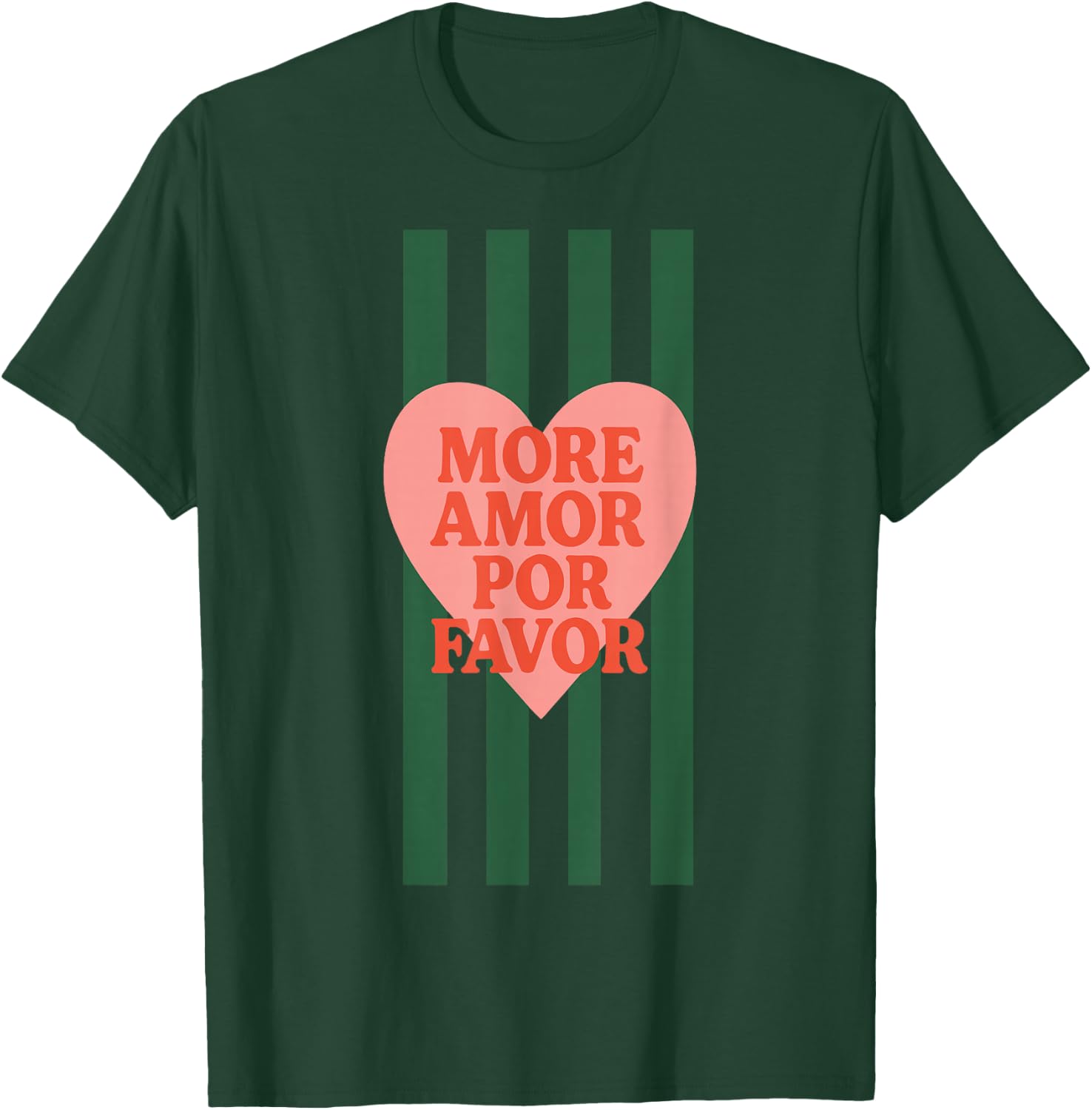 Plus Amor Por Favor Citation d'amour Latin Espagnol T-Shirt - T-Shirt | Forest