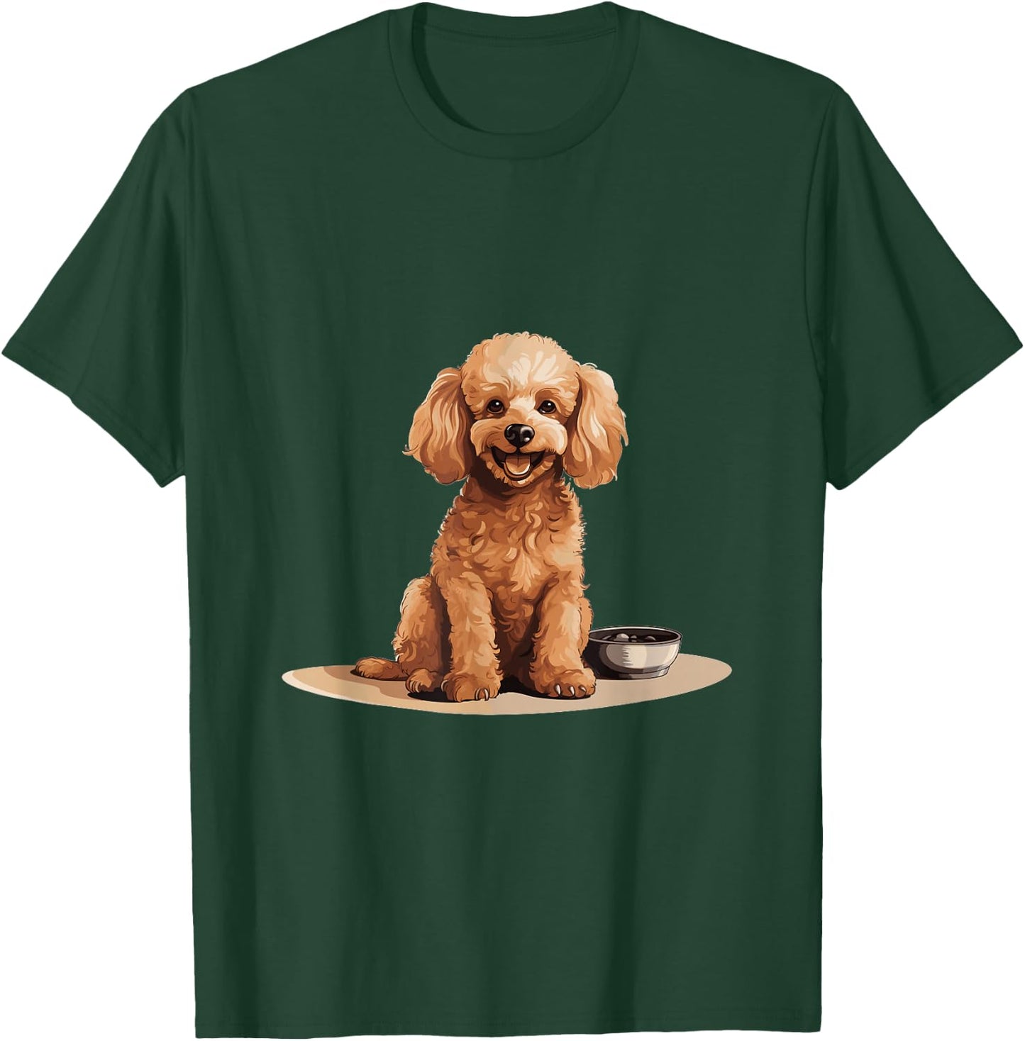 Toy Poodle Dog Breed Pet Cute Graphic T-Shirt - T-Shirt | Forest