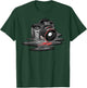 Funny Camera Gift Photographers Men Women Photography T-Shirt - T-Shirt | Forest