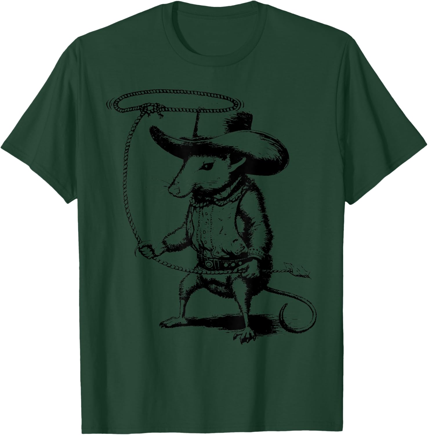 Armadillo Western Cowboy Hat Women Country T-Shirt - T-Shirt | Forest