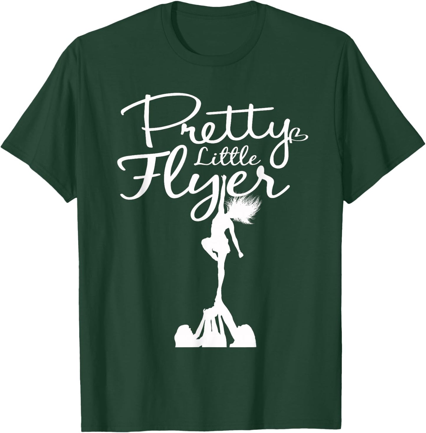 Pretty Little Flyer - Funny Cheerleading Squad T Shirt T-Shirt - T-Shirt | Forest