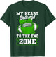 American Football Coach Team Men Women Boys Football Player T-Shirt - T-Shirt | Forest