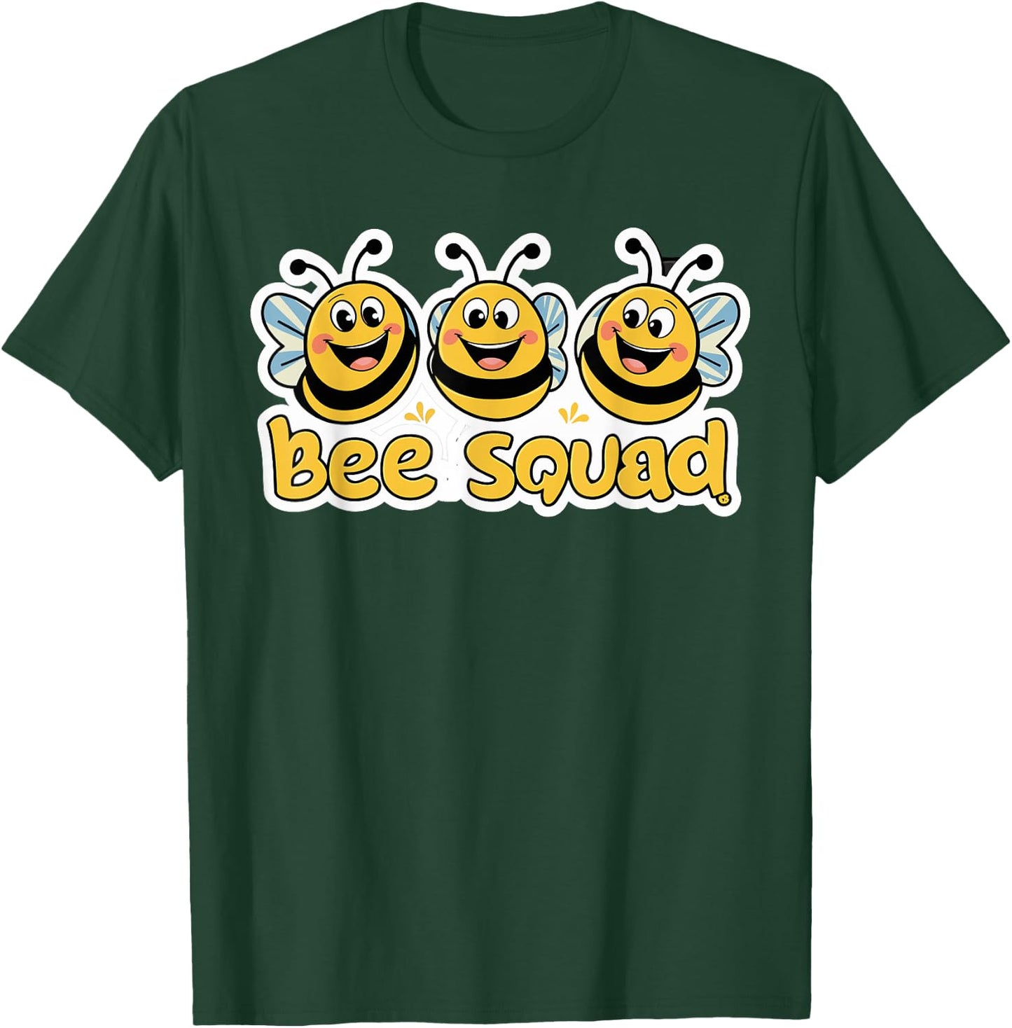 Bee Squad Design for Bee Lover Stuff | Kids Bee T-Shirt - T-Shirt | Forest