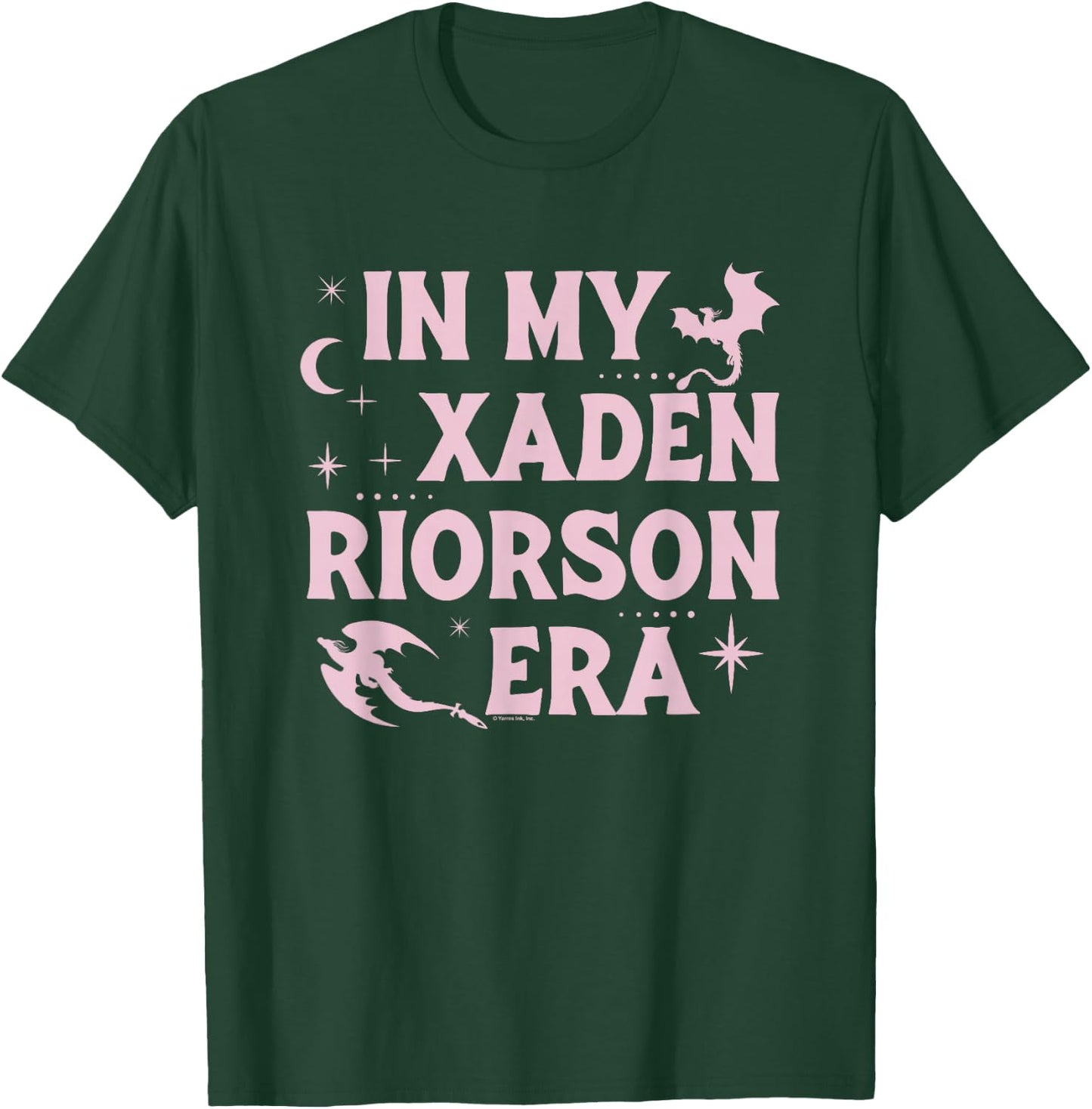 Fourth Wing The Empyrean in My Xaden Riorson Era T-Shirt - T-Shirt | Forest