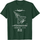 Chengdu J-20 Chinese Stealth Jet Fighter Plane Blueprints T-Shirt - T-Shirt | Forest