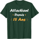 Attachiant 18 Years Boy Teen Humor Birthday 18 Years , Black T-Shirt - T-Shirt | Forest