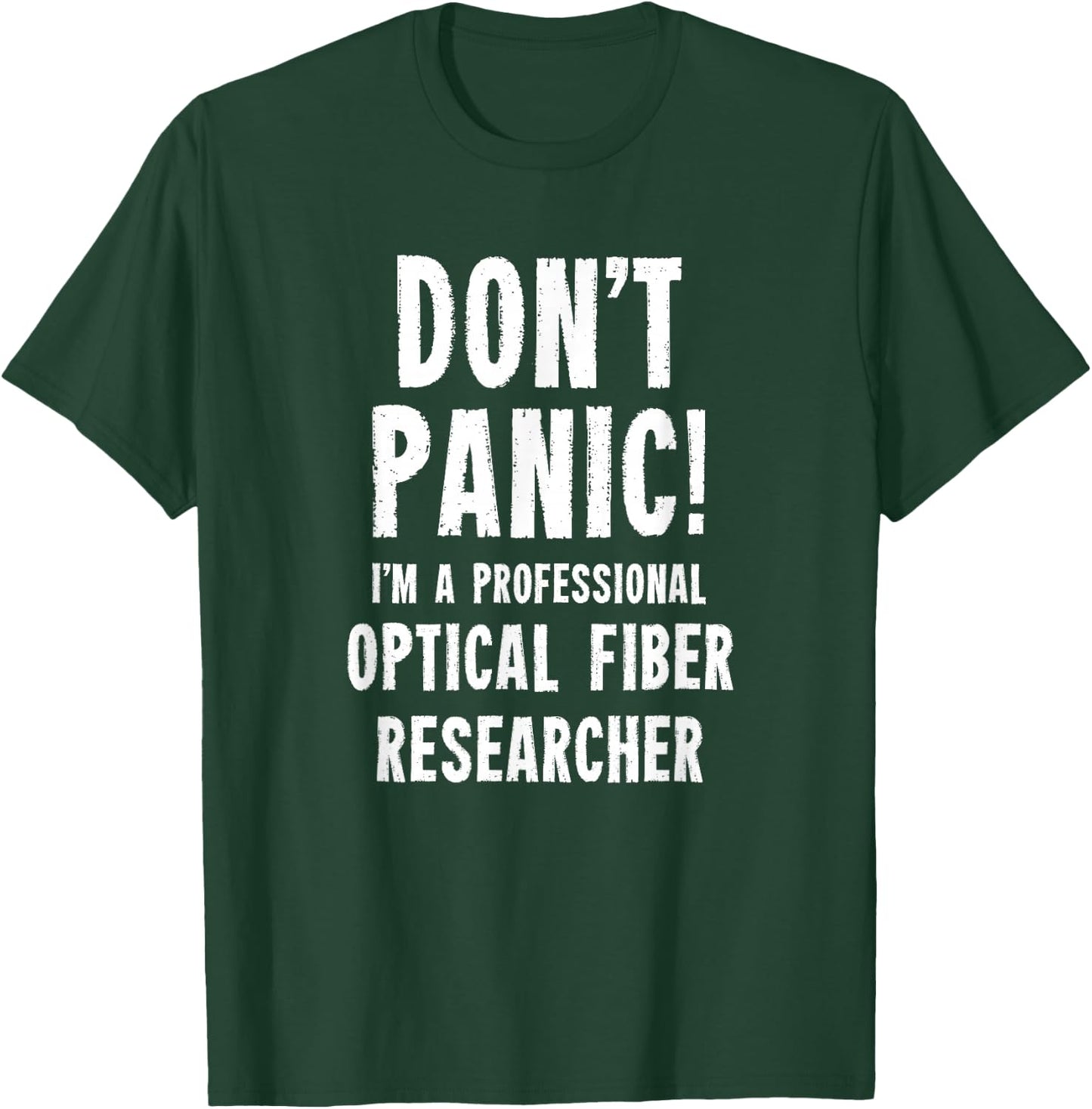Fiber Optic Researcher T-Shirt - T-Shirt | Forest