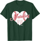 Baseball Heart Carlos Narvaez Boston Baseball MLBPA T-Shirt - T-Shirt | Forest