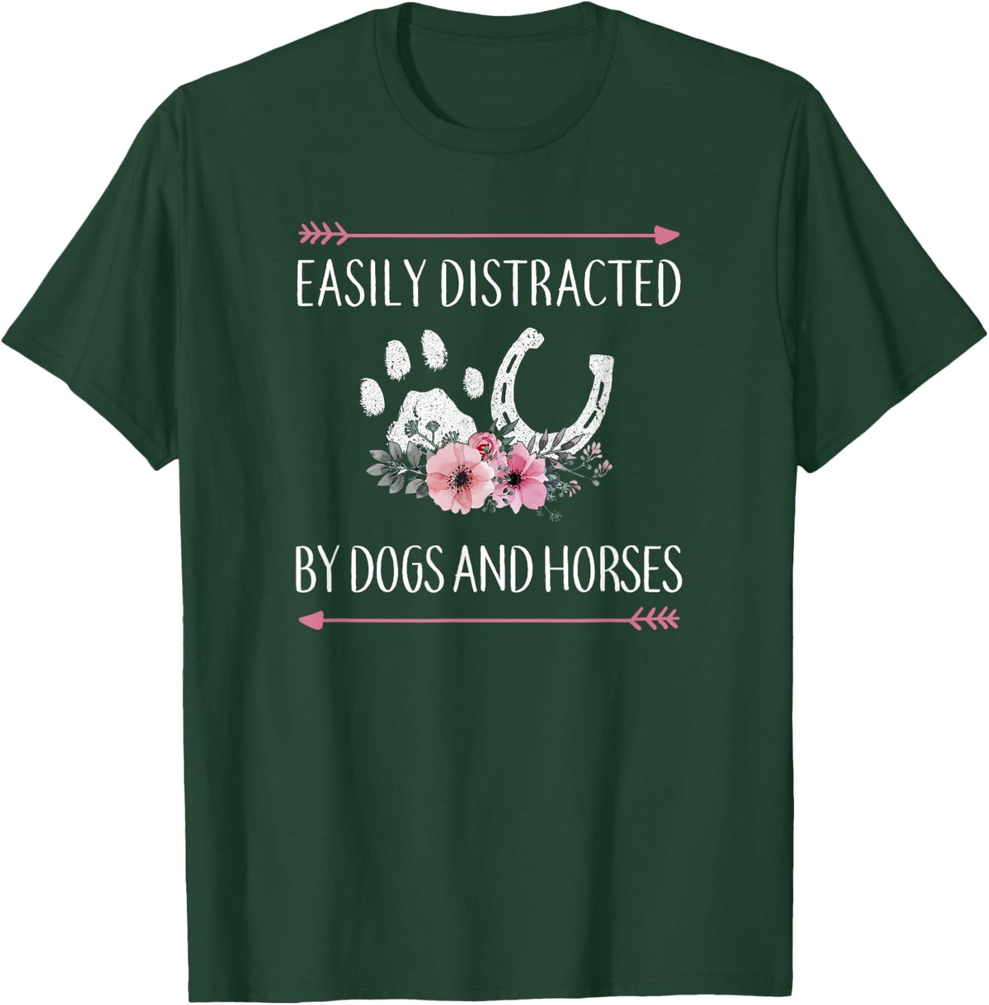 Horse Shirt For Horse Lovers Women Girls Teens T-Shirt - T-Shirt | Forest
