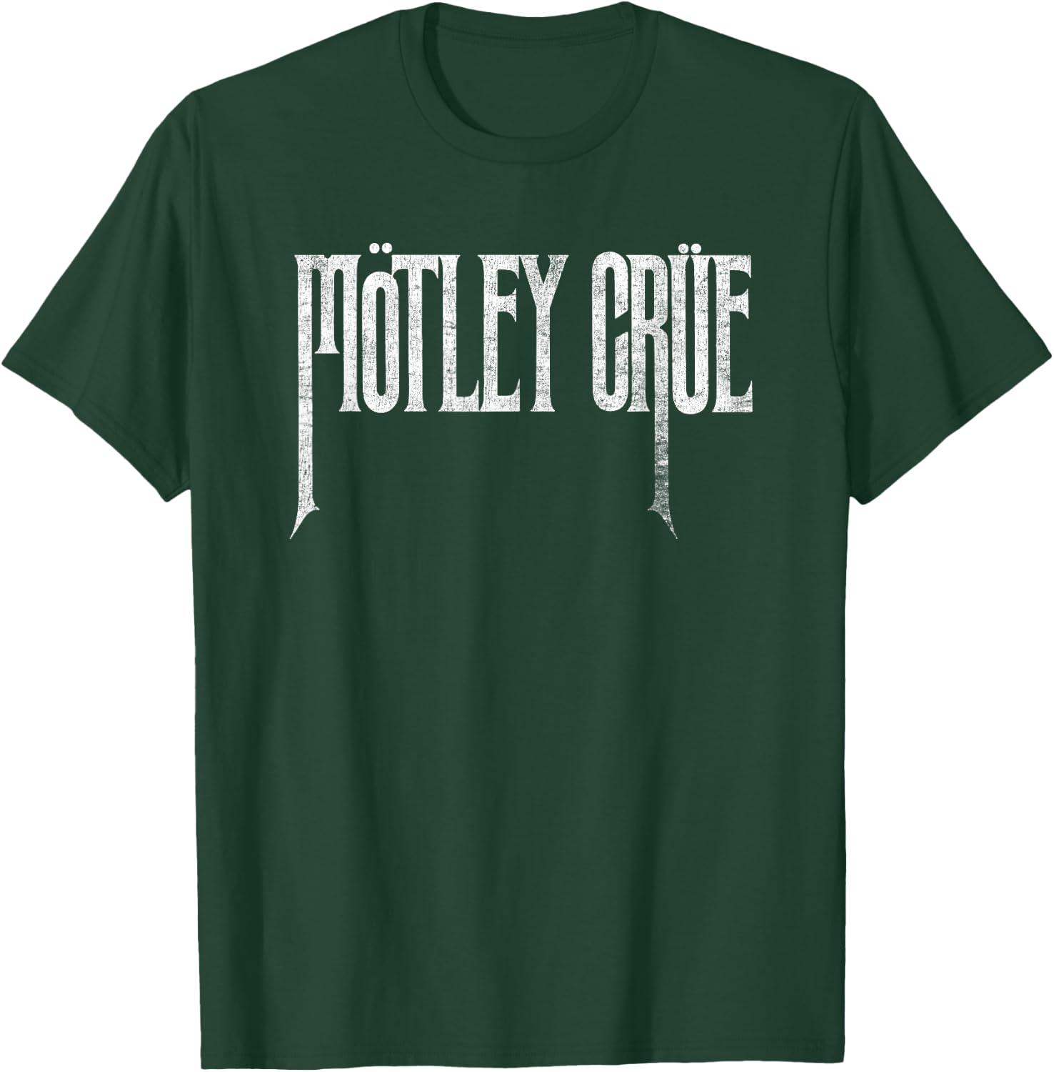 Mötley Crüe – Distressed Logo T-Shirt - T-Shirt | Forest