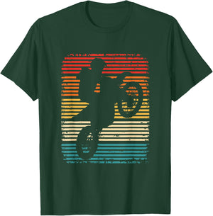 Dirt Bike Enduro Kids Boys Supermoto Motocross , black T-Shirt - T-Shirt | Forest