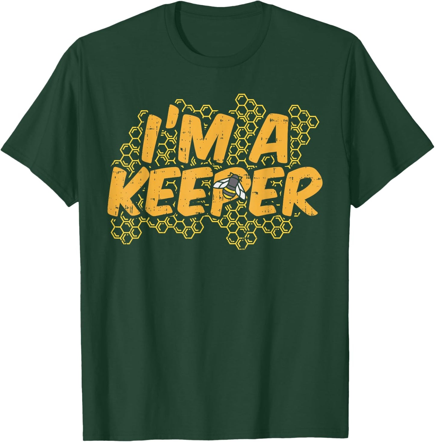 Bee-Keeper Funny Beekeeping Pun Humor Honey Apiarist Gift T-Shirt - T-Shirt | Forest