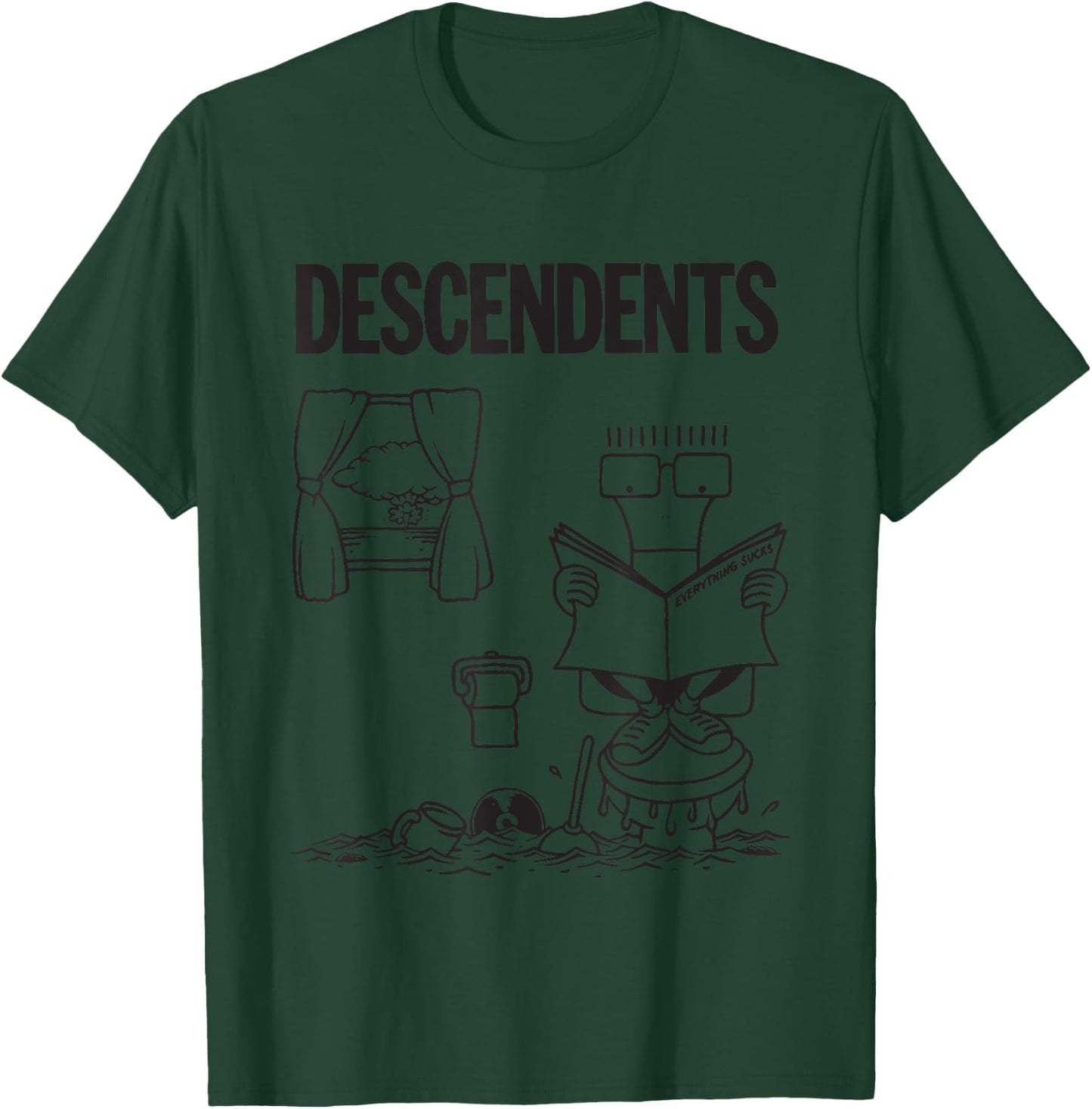 Descendents - Official Merchandise - Everything Sucks T-Shirt - T-Shirt | Forest