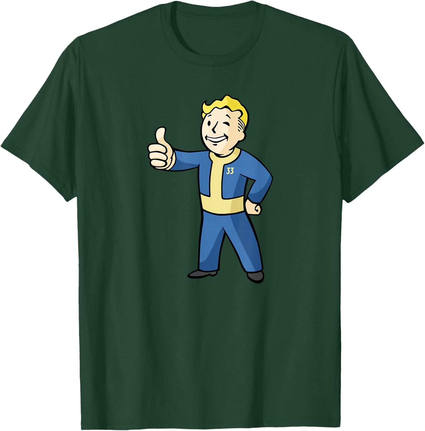 Fallout - Vault Boy , black T-Shirt - T-Shirt | Forest