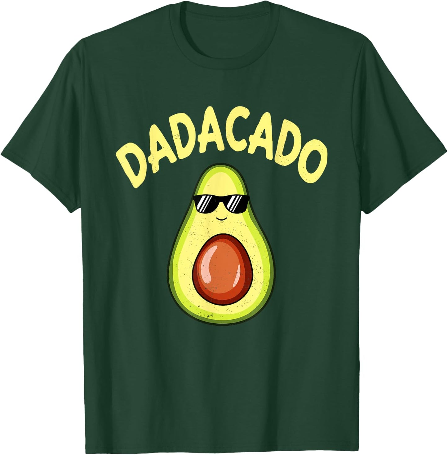 Dadacado Funny Avocado Lover Dad Father's Day Daddy Papa T-Shirt - T-Shirt | Forest