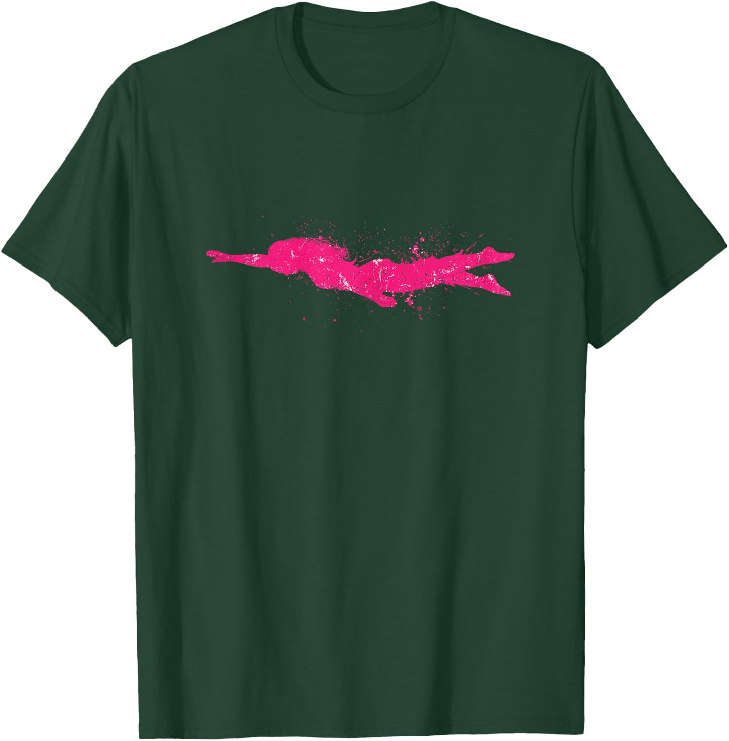 Swimmer Splash Swimming Teacher Water Sports Women's Girls' , black T-Shirt - T-Shirt | Forest