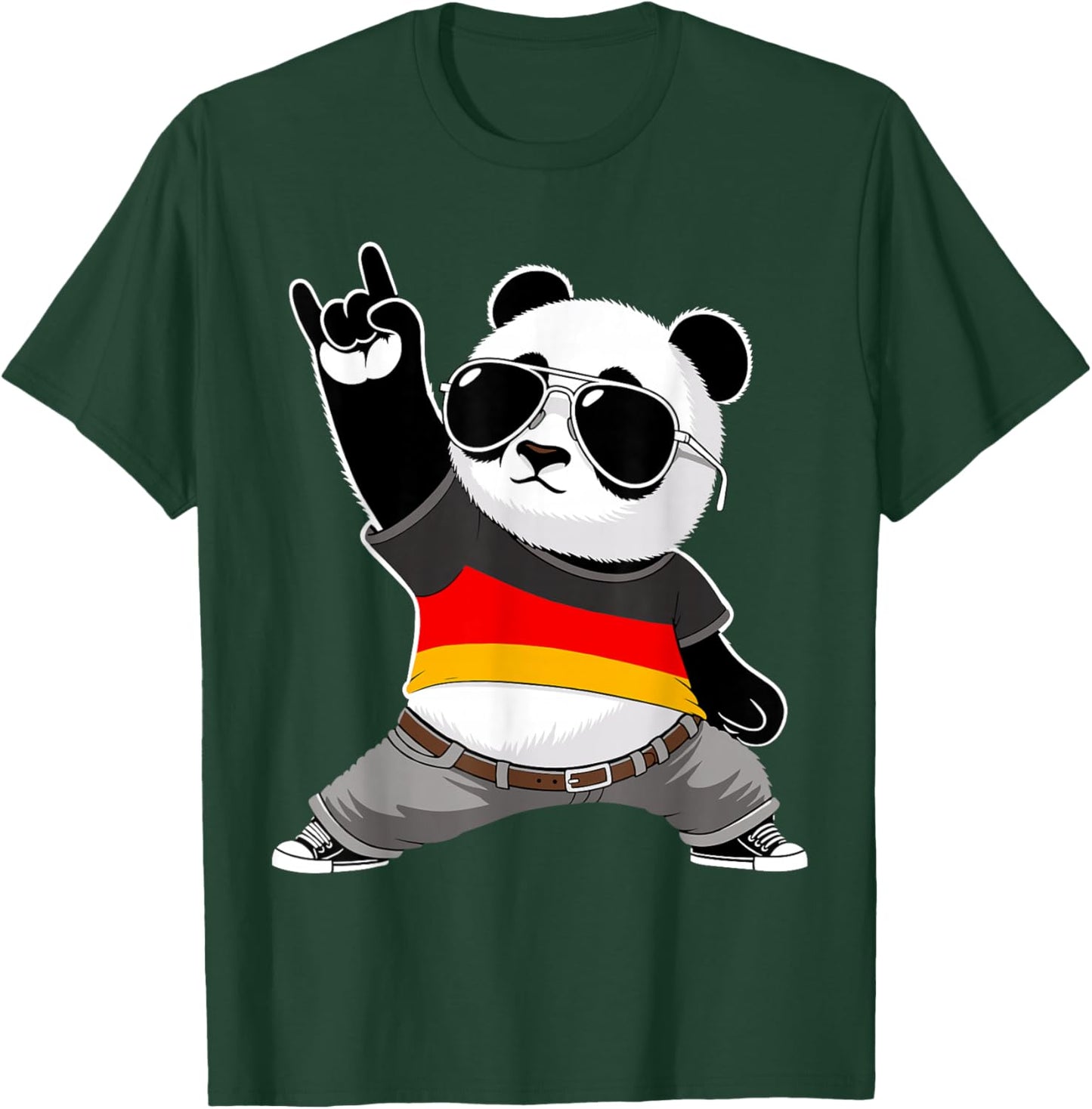 Deutschlandflagge Herren Damen Kinder Deutschland T-Shirt - T-Shirt | Forest