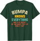 Bumpa Knows Everything Vintage Grandpa Funny T-Shirt - T-Shirt | Forest