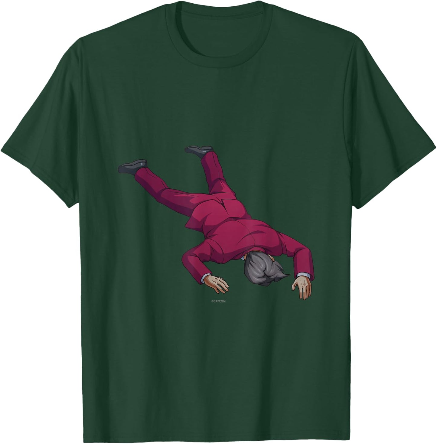 Ace Attorney Investigations Collection Faceplant Edgeworth T-Shirt - T-Shirt | Forest