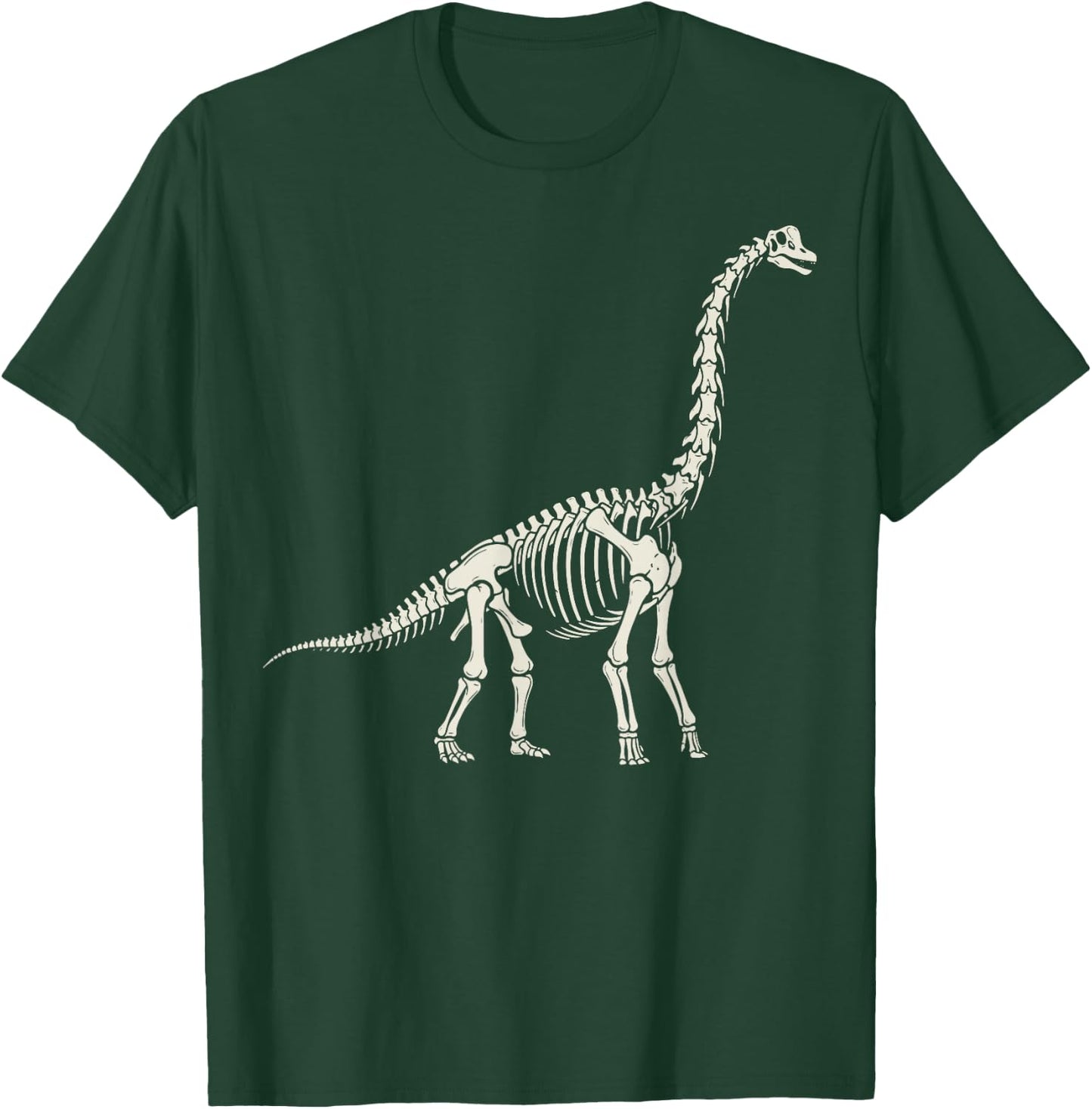 Brachiosaurus Skeleton Bones Museum T-Shirt - T-Shirt | Forest