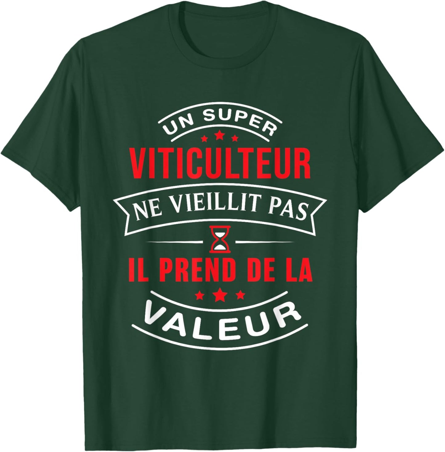 A Super Winemaker Does Not Age Gift Winemaker , Black, S T-Shirt - T-Shirt | Forest