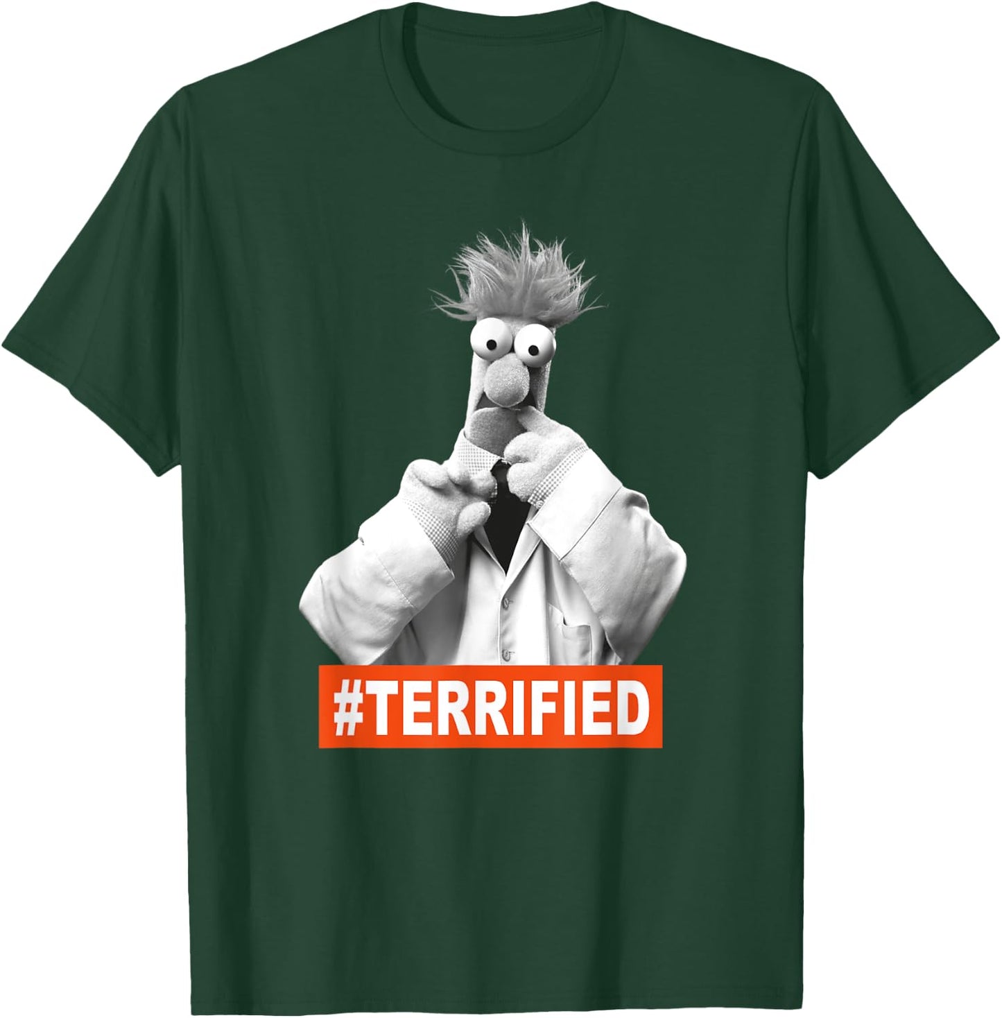 The Muppets Beaker Terrified T-Shirt - T-Shirt | Forest