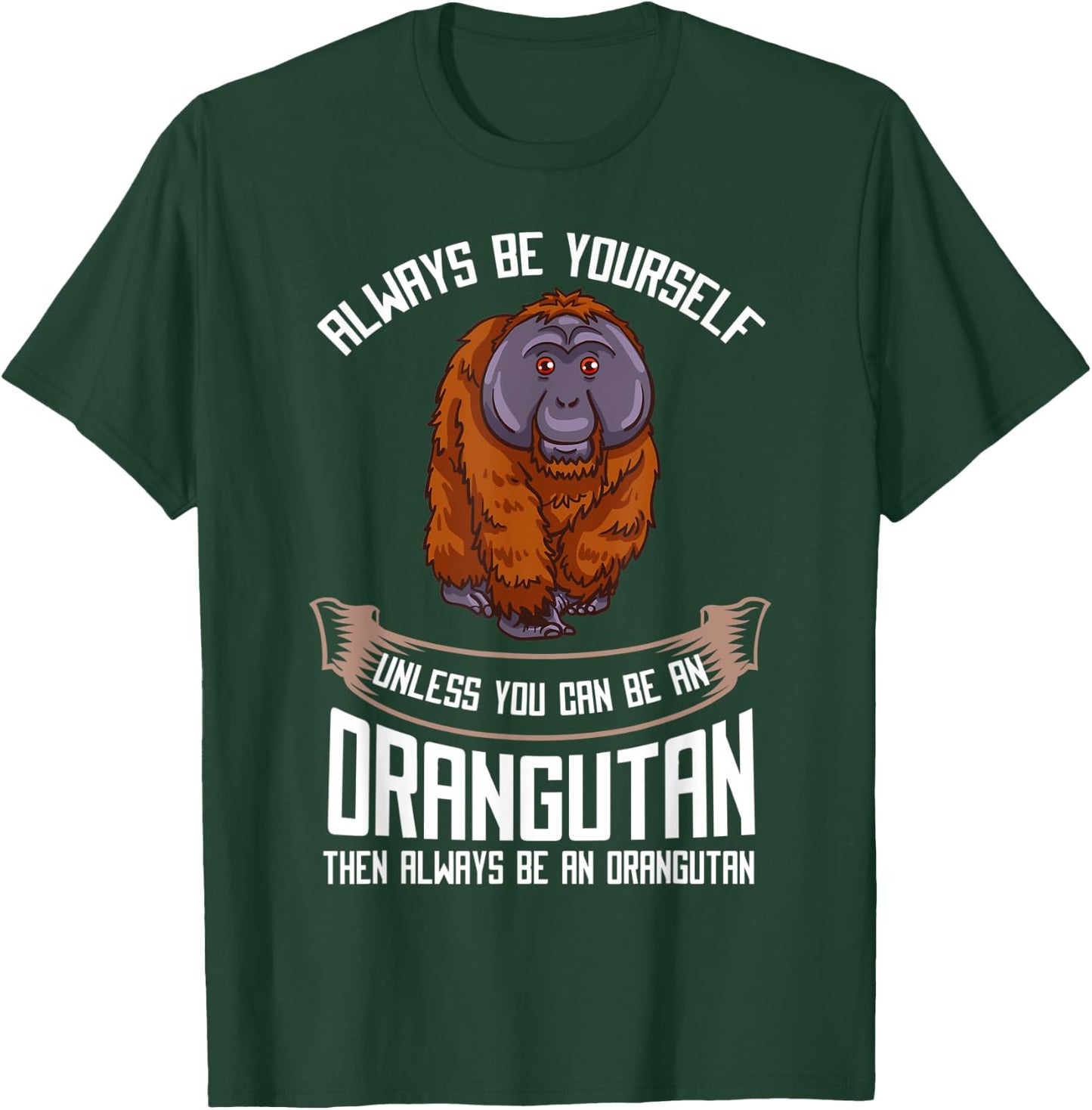 Orangutan Gift Funny Baby Monkey Island T-Shirt - T-Shirt | Forest