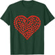 Red Heart Valentine's Day Women Girls T-Shirt - T-Shirt | Forest