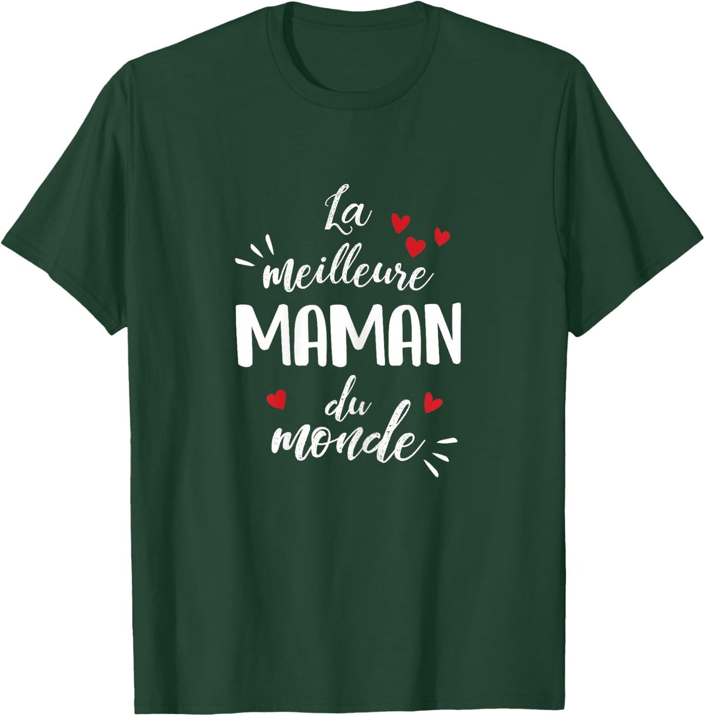 World's Best Mom Super Gift Mother's Day , Black T-Shirt - T-Shirt | Forest