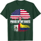 Mexico Colombia Heritage Mix Proud Roots Mexican Colombian T-Shirt - T-Shirt | Forest
