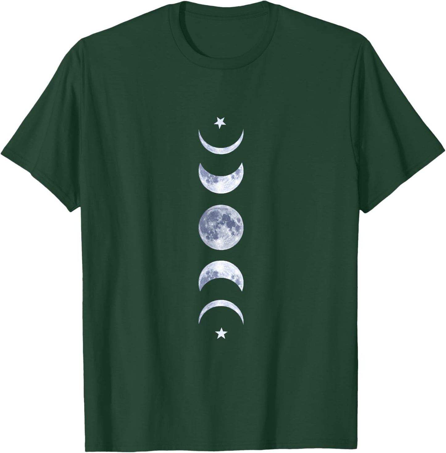 Moon Phase Lunar Cycle Astrology Celestial Astronomy Gift T-Shirt - T-Shirt | Forest